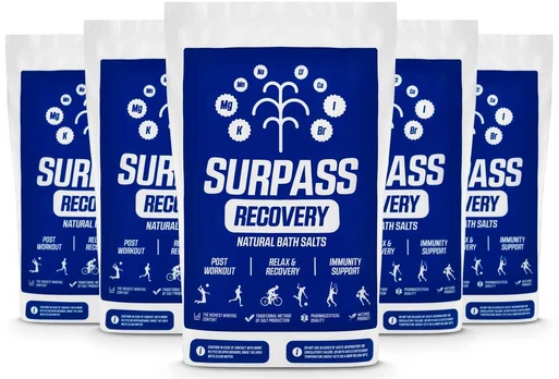 Vonios druskos Surpass Recovery Natural 1kg