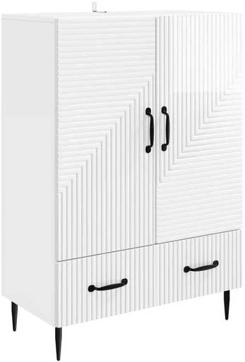 Kabalas Itin blizgi balta 66 x 34,5 x 95 cm Apdirbta mediena