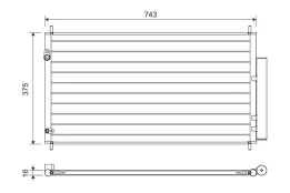 VALEO VAL822606 Air conditioning condenser kaina