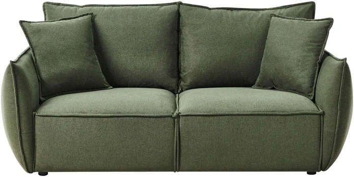 Beliani 3 vietų sofa KUNES žalia