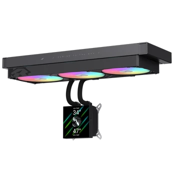 Gamemax GLACIER 360 LCD BK