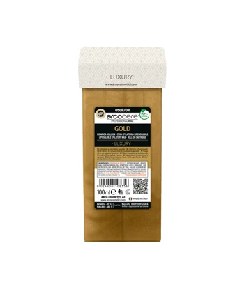 ARCOCERE depiliacinis vaškas kasetėje GOLD, 100ml