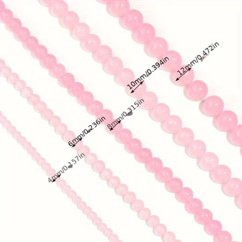 Karoliukas, 38cm*6mm 1pc(58~60pcs)