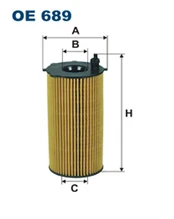 Alyvos filtras FILTRON OE689