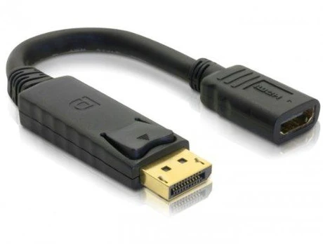 AV adapteris Delock Rodyti Uostas - HDMI juoda (61849)