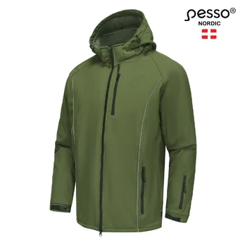Žieminė softshell striukė Otava, green L, Pesso