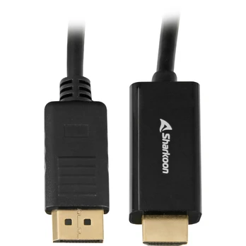 Kabelis Sharkoon Active Displayport, HDMI, 3 m, juoda