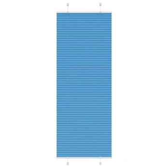 Mėlynas klostuotas roletas 75x200 cm Audinio plotis 74,4 cm