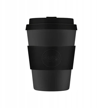 Ecoffee cup Puodelis išsinešimui Ecoffee Cup Solid Colours Kerr & Napier 350ml – Juodas