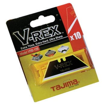Tajima V-Rex trapecinės geležtės, 10vnt, dispenceryje