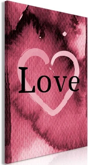 Artgeist Paveikslas - Burgundy Love (1 Part) Vertical kaina