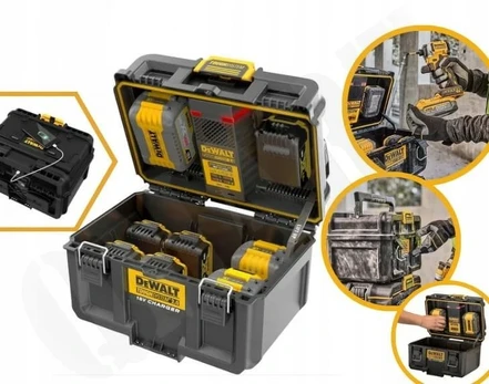 DeWALT Kaste/akumulatoru ladetajs TOUGHSYSTEM