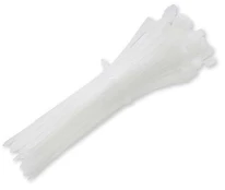 QOLTEC 52242 Self-locking cable tie 4.8x160mm Nylon UV Baltas