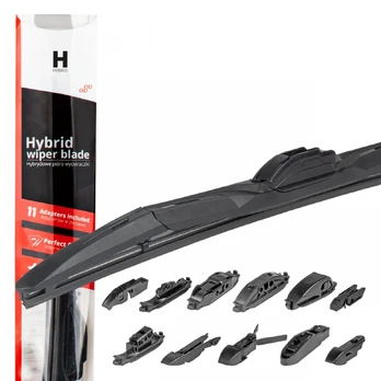 AMiO Hybrid multiconnect 28 colių (700 mm) valytuvų šluostės 11 adapterių