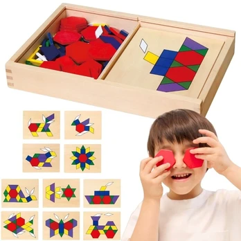 Viga Toys Žaislas mozaika Viga, 148 elementai