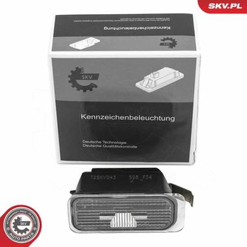 Valstybinio numerio apšvietimas ESEN SKV 72SKV043