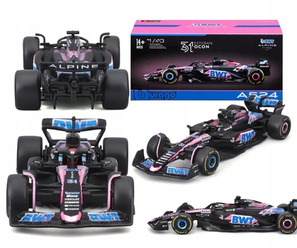 Bburago F1 Bwt Alpine A524 2024 Esteban Ocon 1:43 modelis