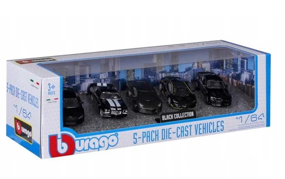 BBU 1:64 BBurago 5-pak BlackCollection 59150BK