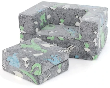 Vaikų sofa pilka