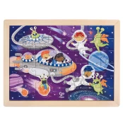 HAPE dėlionė Space Friends, E1644A kaina