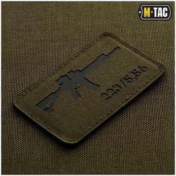 M-Tac Patch AR-15 223/5,56 lazerinis Cut Antsiuvas