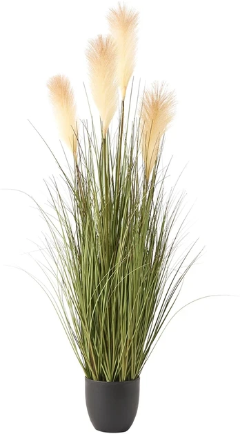 Beliani Dirbtinis augalas CORTADERIA GRASS, 120 cm, žalias