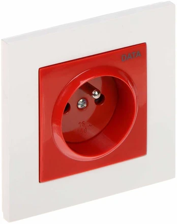 DATA SINGLE SOCKET OUTLET WITH FRAME SANTRA/4142-10/EPN 230 V 16 A Elektro-Plast
