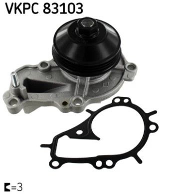 Aušinimo skysčio siurblys SKF VKPC 83103