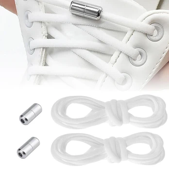 Raišteliai batams Rivex R398, elastiniai, balta