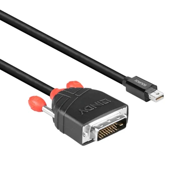 Kabelis Lindy DisplayPort Mini - DVI-D 1m juoda (41951)