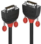 DVI kabelis LINDY LINE4 Juoda 5 m