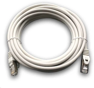Ostatní DATACOM Patch cord S/FTP CAT6A 5m pilkas