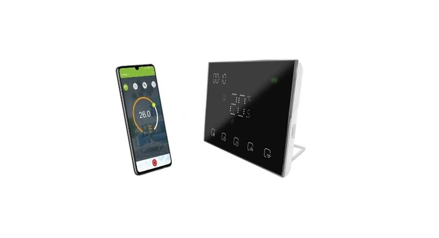 Išmanusis termostatas Spring TR8000-RWB, Belaidis termostatas, juodas