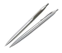 Lodīšu pildspalva Centrum ICE SILVER, 0.7mm, automātiska, zila