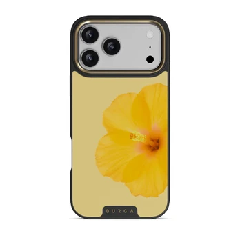 Hibiscus - iPhone 17 Pro Max Case, Elite Dark (MagSafe) / Gold