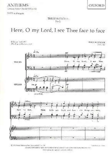 Here, O my Lord, I see Thee face to face