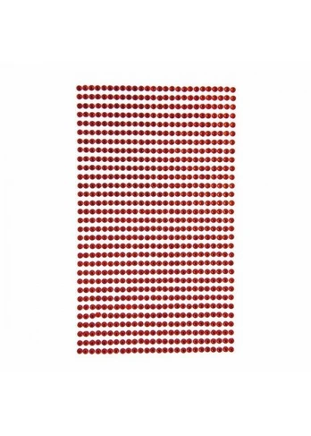 Dekor.lipnūs kristalai 3mm 806vnt. RED