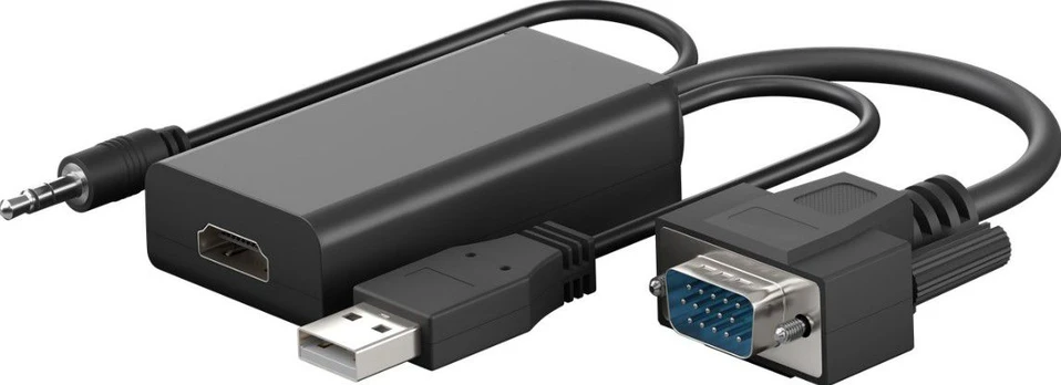 Goobay AV adapterio VGA/HDMI™ adapterio laidas