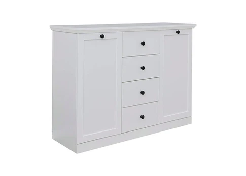 Komoda Trendteam Baxter, 119 cm, balta