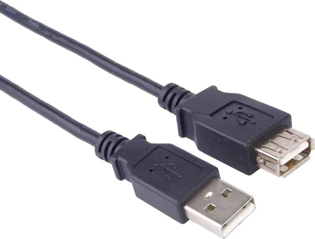 USB kabelis PremiumCord USB-A - USB-A 3 m Juodas (kupaaa3bk)