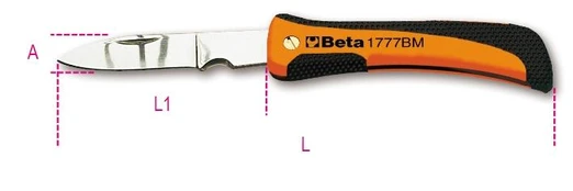 Beta Tools sulankstomas peilis 190 mm (017770100)