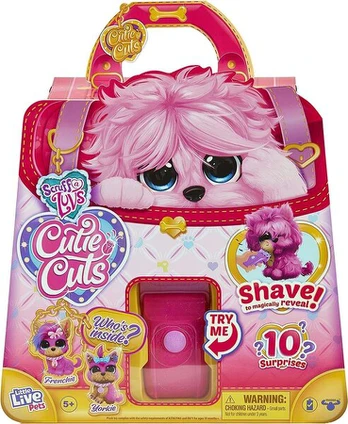 SCRUFF A LUVS Rinkinys „Cutie Cuts grožio salonas“, rožinis