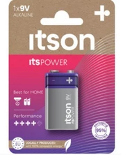 itson itsPOWER battery Alkaline 6LR61IPO/1CP 9V kaina