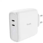 TRUST nabíječka MAXO 65W, 2x USB-C, bílá