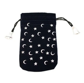 Maišelis Moon And Stars, juodas
