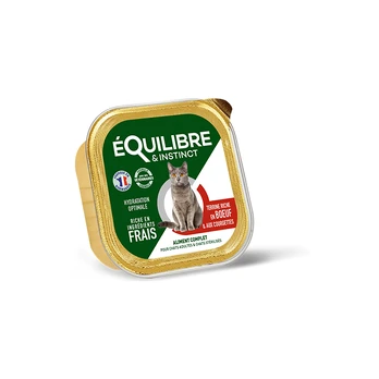 Equilibre Cat Boeuf paštetas katėms su jautiena, 85 g