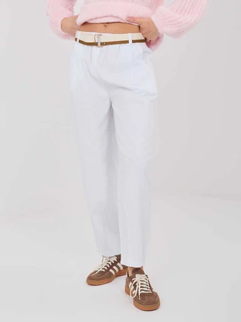 Italy Moda Kelnės-IT-SP-FL10125.80-balta