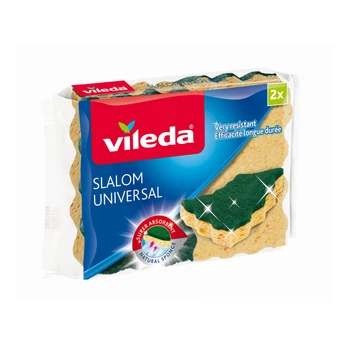 Kempinė valymui Vileda Slalom Universal, geltona, 2 vnt.