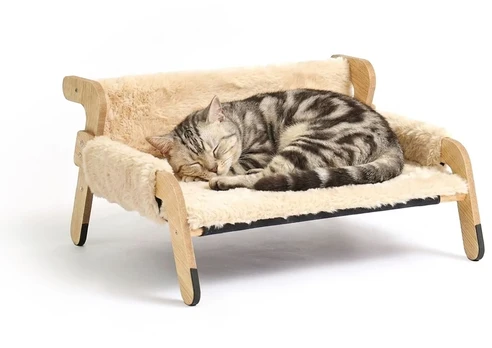 Relaxdays Pakelta minkšta katės lova
