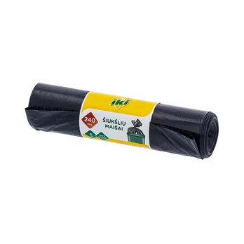 Maišas šiukšlėms, juodas 240 L, 1 vnt.
